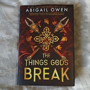 The Things Gods Break Hardcover Book